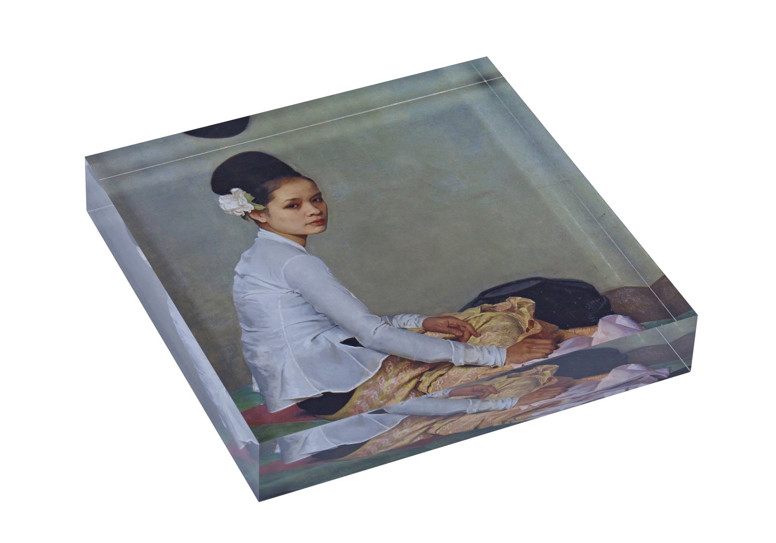 The Refractive Monolith: Diamond-Polished Acrylic Prism Prints - Image 2